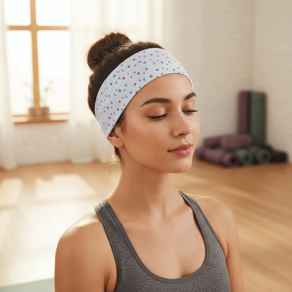 Wide-brimmed Sports Headband Sweat Absorbing Wide Brim Headband New Yoga Headband Sports
