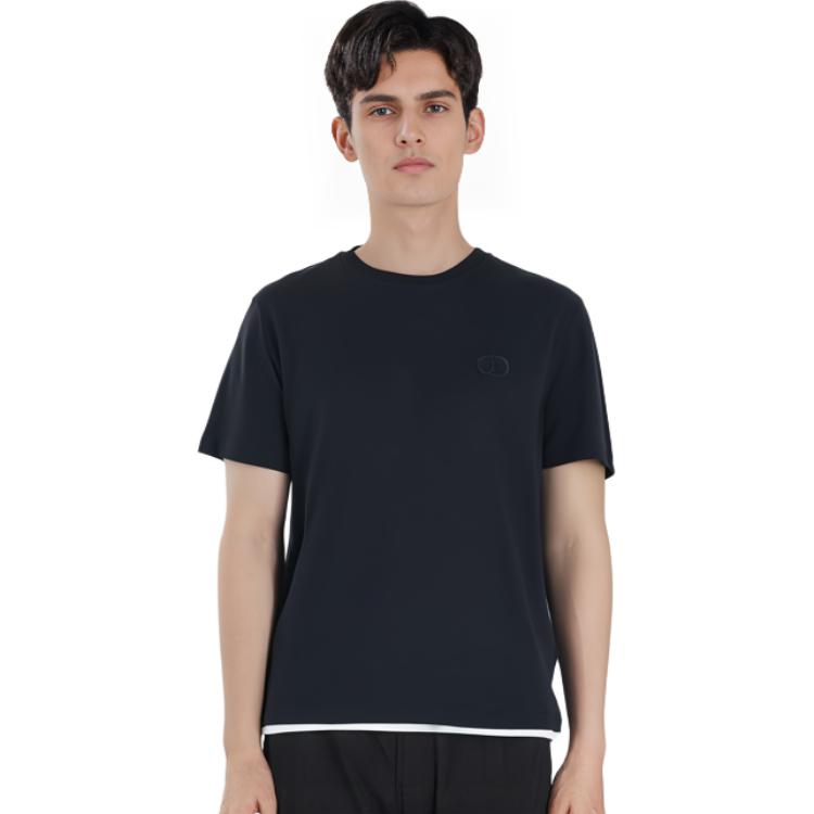 DIOR Homme Logo Detailed Crewneck T Shirt 943J605A0554-C989