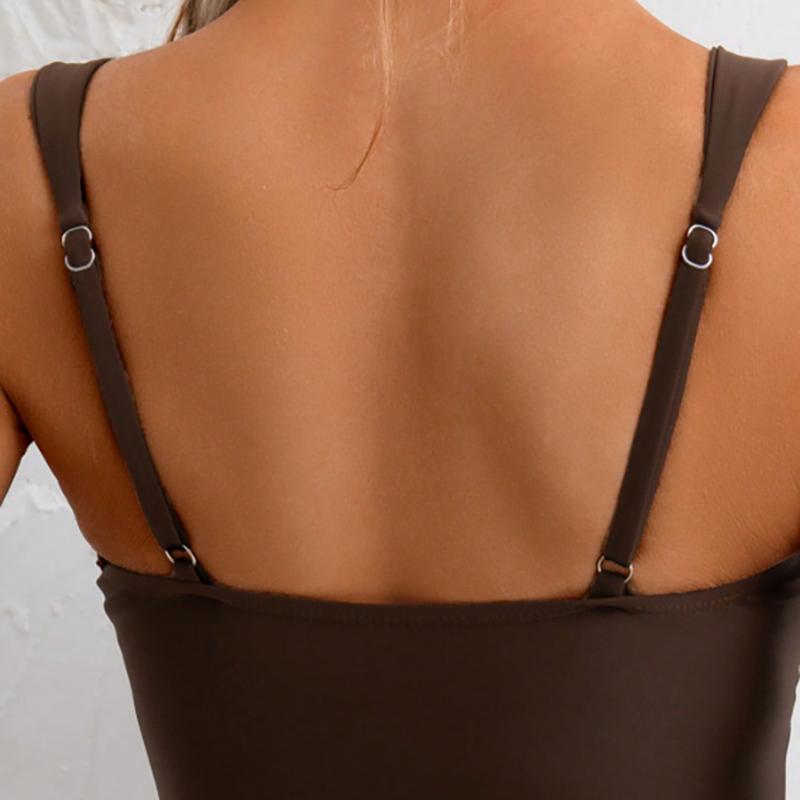 Plain Ruched Swimsuit Women One Piece Solid Swimwear Female Beachwear Bathers Bathing Swimming Swim Bodysuit Summer