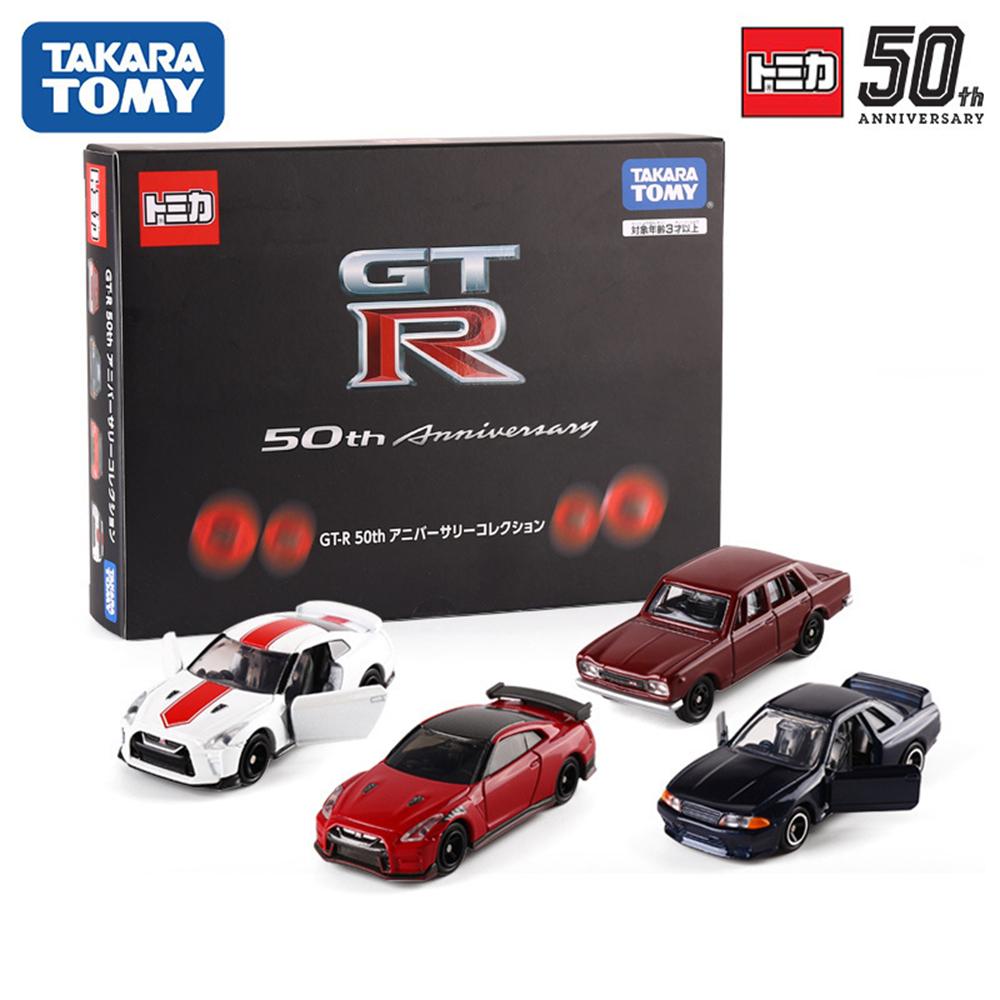 

Takara Tomy Tomica 50th Anniversary Edition Alloy Car Model Boys Toy GT-R Supercar Set Collection Ornaments Metal Vehicles Gift