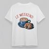 Women's Oversize Trend Comfortable Classic T-Shirt Coffee Mug with Heart Art Tee