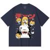 230 Gsm 100% Cotton Chainsaw Man V48 Power Cake Print Unisex Heavy Cotton T Shirt