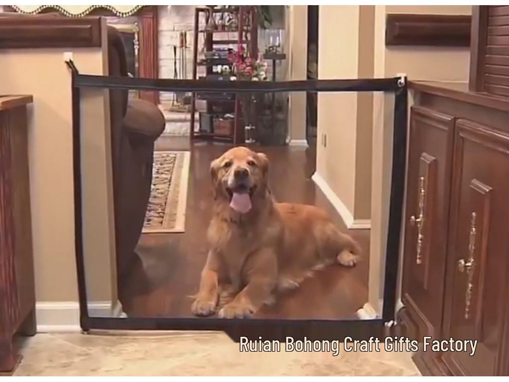 

Magic-Gate Dog Isolation Net: Indoor Pet Barrier and Enclosure Fence. Model B: 110cm x 72cm