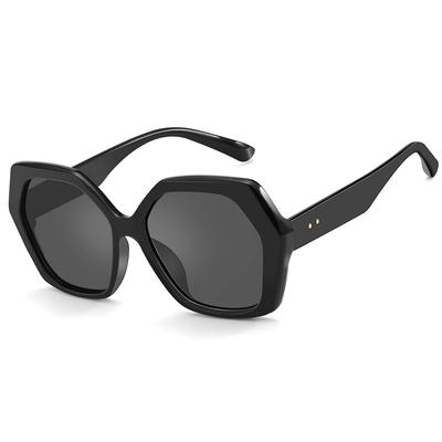 BLUEMOKY Retro Oversized Hexagonal Sunglasses for Women 100% UV400 Protection