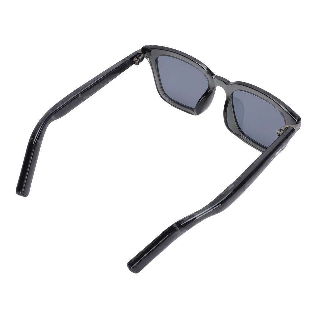 Intelligente Sonnenbrille KI-Übersetzer Bluetooth Musik Anruf Halbtransparenter Grauer Rahmen Intelligente Brille für Reisen