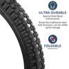 YunSCM 2x18 2.4 Tires, 18x2.4 64-355 Bicycle Tires, Suitable for 18-inch 2.4 Mountain Bikes and Cross Bikes, Y-029