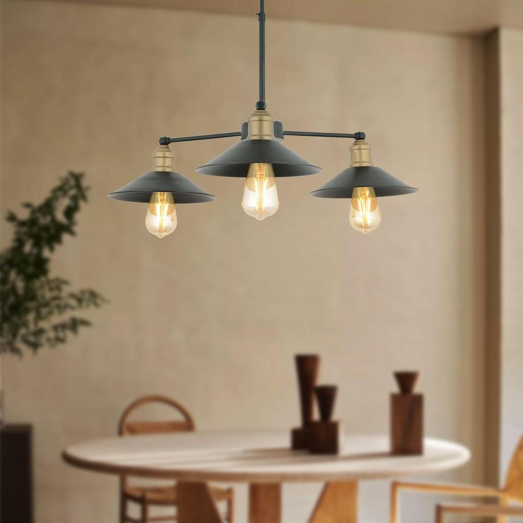 Белая люстра Yanko из 3 предметов, обращенная вниз – купить по низким ...