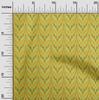oneOone Cotton Flex Fabric Zig Zag Flame Stitch Fabric Prints By Yard 40 Inch