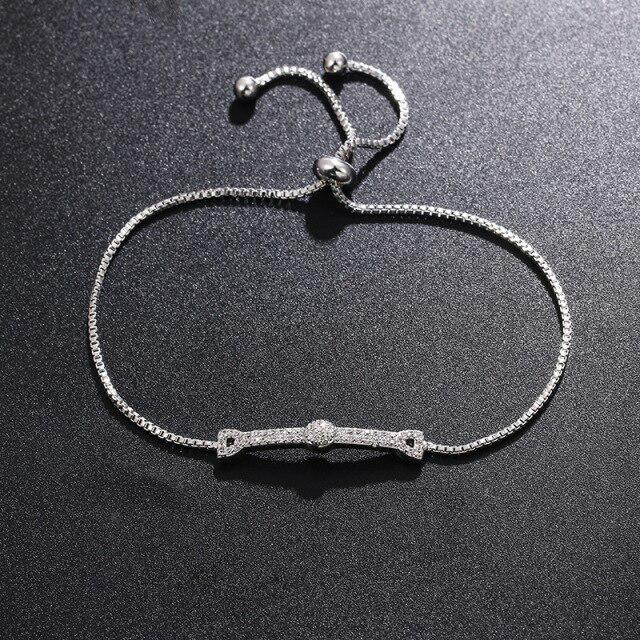 

Новый роскошный браслет золотого и серебряного цвета для женщин, регулируемый подарок на годовщину, оптовая продажа ювелирных изделий белый