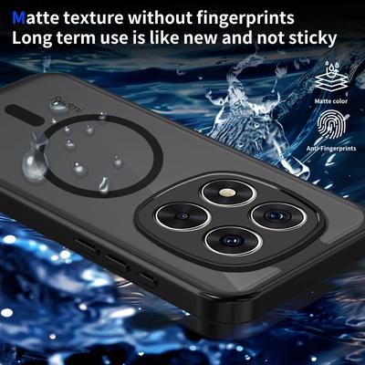 Hülle für Xiaomi Redmi 14 Pro Plus A3 A3X Poco X7 F7 Ultra F7Pro C61 5G 4G Matt Transparent Magsafe Magnetisch Stoßfest Cover