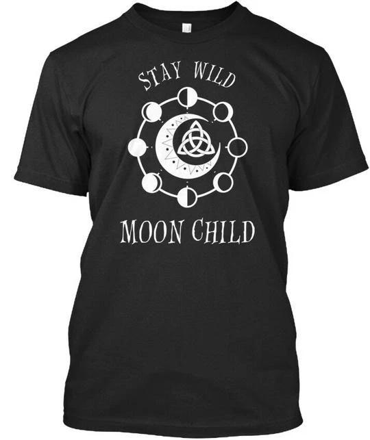Stay Wild Moon Child - Premium T shirt Made in the USA Size S to 5XL 3XL