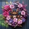 Carnival Mask Theme Round Wooden Sign, Home Wall Craft Decoration, Wooden Holiday Statue Decoration for Home, Office, Party Ideal for Mardi Gras Gifts