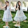 Girls' Chiffon Dress - Summer 2026 Sweet Children's Vest Skirt