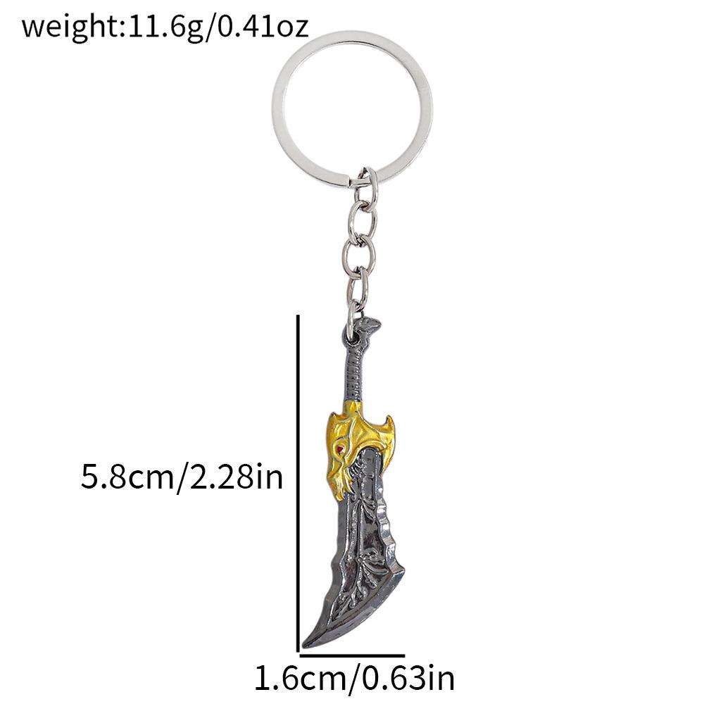 God of War 4 Kratos Sword Keychain Pendant Keyring Jewelry Men And Women Car key chain Accessories