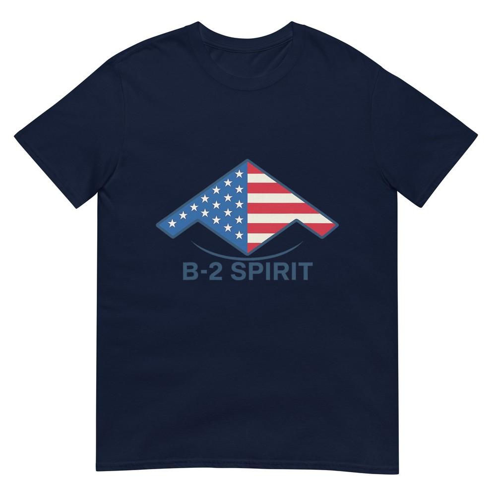B2 Spirit Stealth Bomber American Flag Design TShirt S