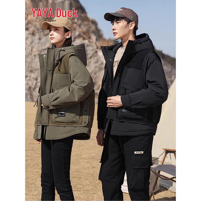 Yaya Couple's Outdoor Hooded Down Jacket YE3B735167P