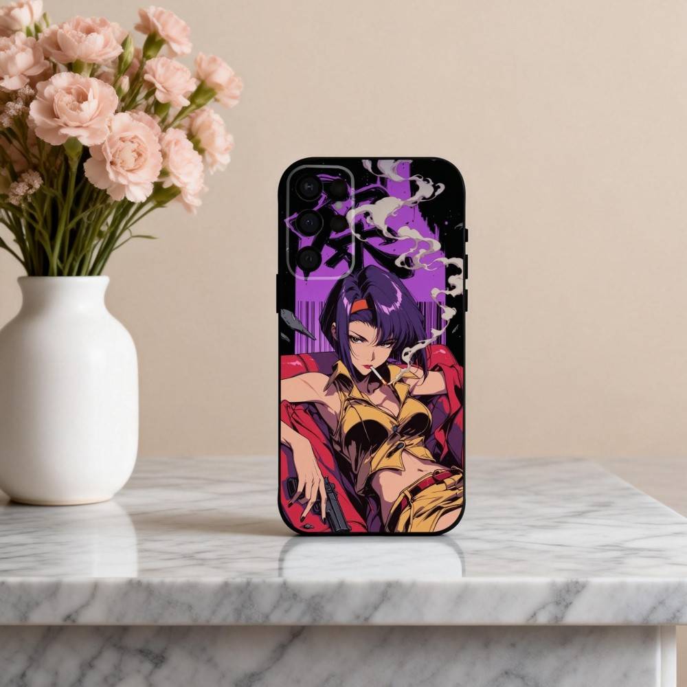 A-Anime C-Cowboy-Y B-Bebop-P Phone Case For Samsung S25,S24,S21,S22,S23,S30,Ultra,S20,Plus,Others Soft Black Cover