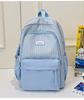 Schoolbag Sweet Japanese Literary Plaid Backpack Korean Version Middle and High School Student Computer School Bag Casual Lightweight Versatile 