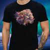 T-Shirt Herren Holographischer Rotfeuerfisch  Motiv Baumwolle Größe XS bis 5XL