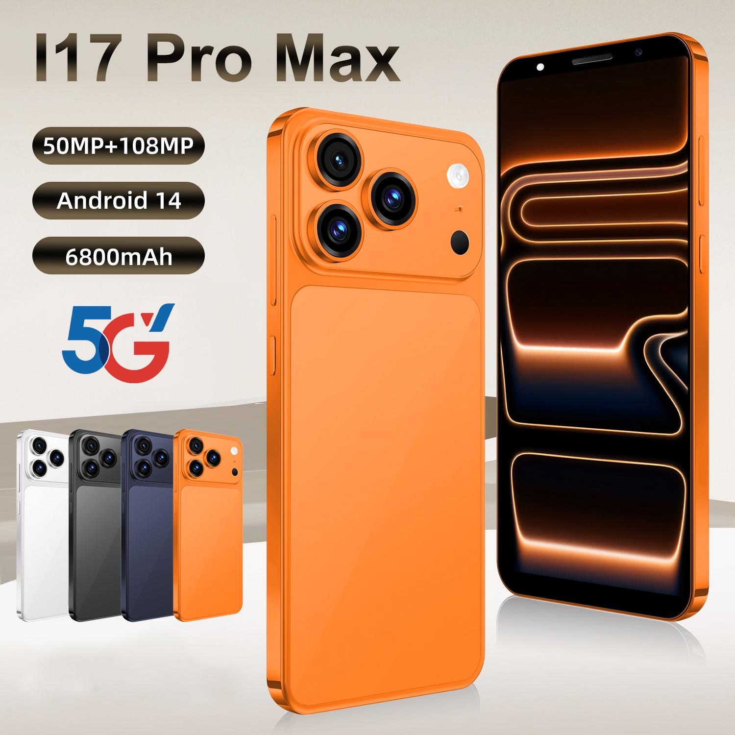 

i17 Pro Max 4G Смартфон: 5.5 Incell Дисплей, 2+16GB Пам яті EU 2+16GB чорний