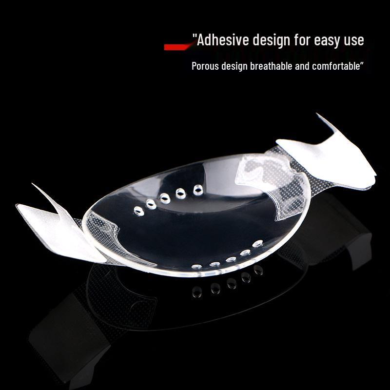 Porous Transparent Eye Mask for Post-Surgery Protection, Anti-Collision Oval Shield for Ophthalmic Use.