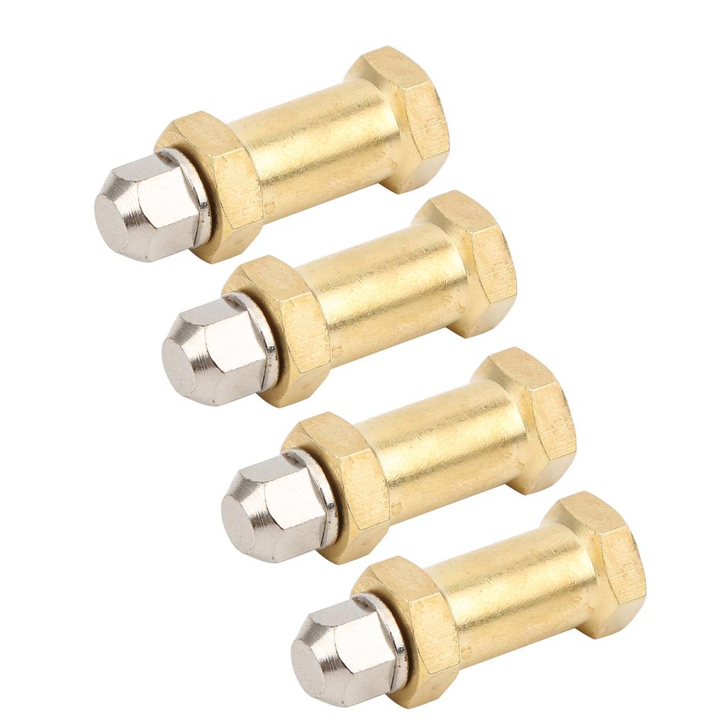 4Pcs RC Brass Connector Accessory for 1Celsius10 Remote Control Car Easy Installation Golden