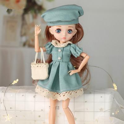 Giydirme Bebek BJD Bebek Prenses Bebek Çocuk Oyun Evi Oyuncak Kızlar Kız Bebek Süsleri