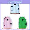 Wooden Elf Doorway Garden Decor With Modern Minimalist Style For Outdoor Spaces