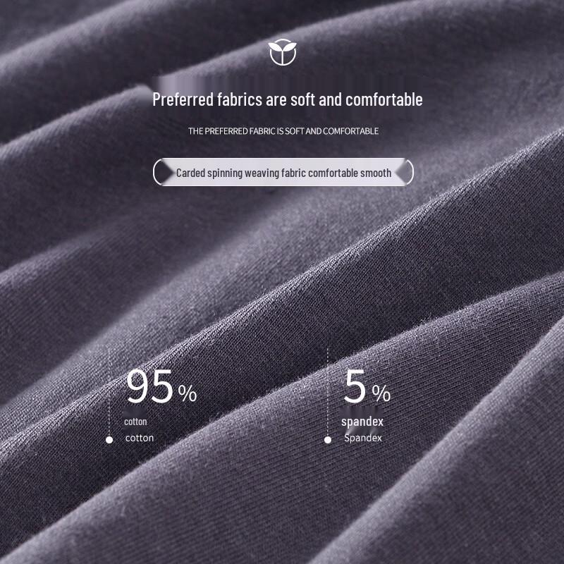 Men's 40S Stretch Cotton Comfortable Boxer Briefs