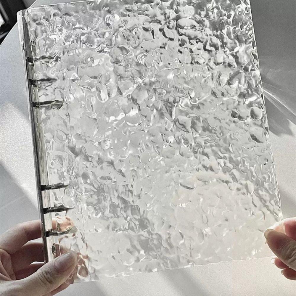 Loose Leaf Design Photocards Holder Water Ripple Idol Card Collection Binder Storage Booklet