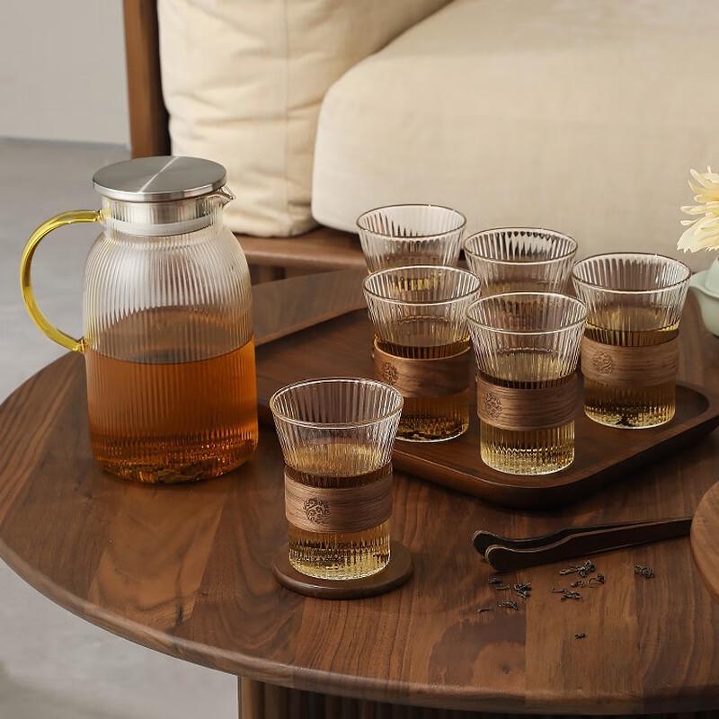 Borosilicate Glass Cold Water Pitcher Set