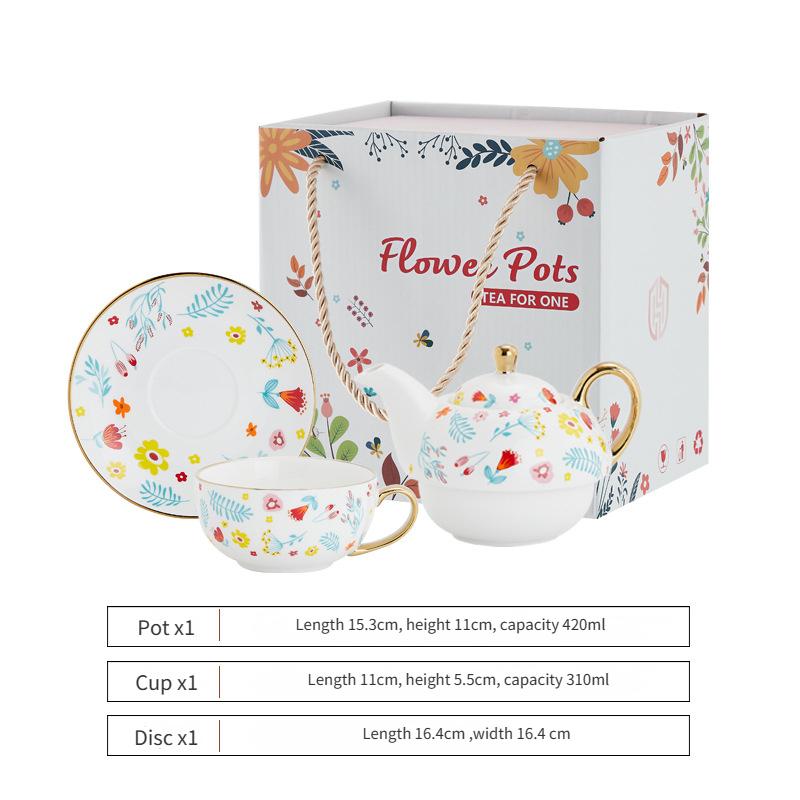 

Послеобеденный чайный сервиз Керамический чайник для матери и ребенка Кофейник