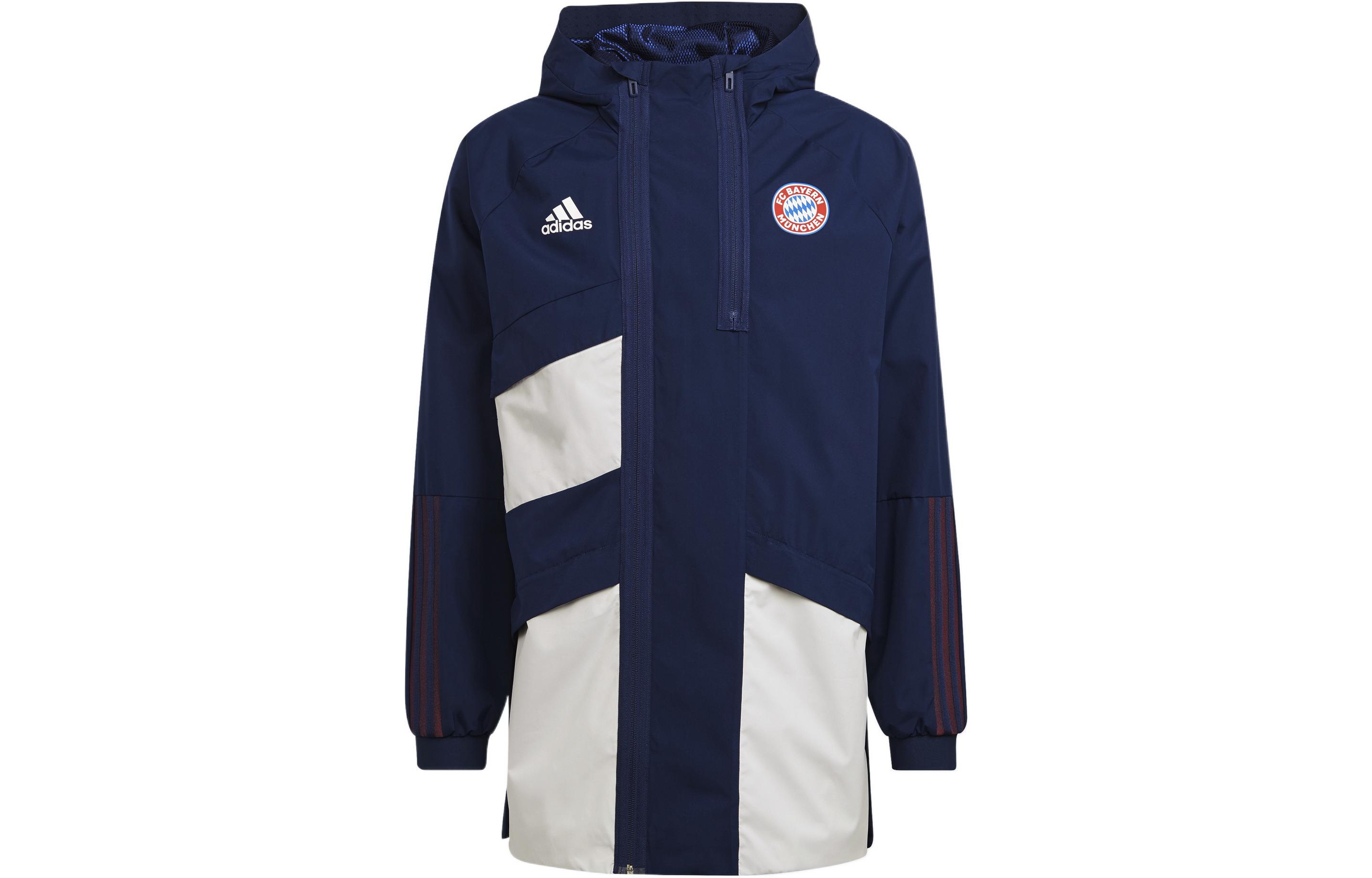 Adidas Bayern Munich Jacket Men s Dark Blue GR0702 S