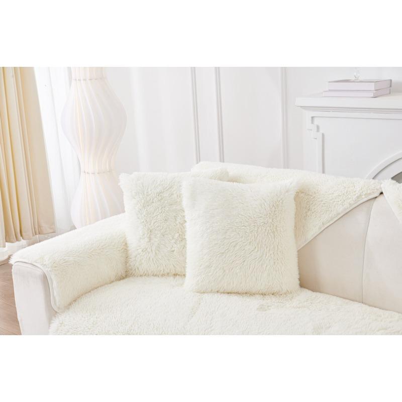Verdicktes Plüsch Winter Sofakissen Kissen Winter Neu Einfach Modern Sitzkissen Rutschfester Sofaüberwurf
