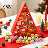 Geburtstagsgeschenk für Kleinkinder Kinder Weihnachten Adventskalender, 24-Tage-Countdown-Box mit Überraschungsfiguren, Dekorativer Kalender Festliche Atmosphäre