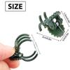 50PCS Orchid Clips Plant Support Clips Secured Plastic Plant Clip Reusable Garden Tomato Plant Support Stems Vine Fixing Clips