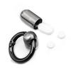 Keyring Attachment Pure Titanium Pill Box Sealed Design Portable Pill Organizer  Camping