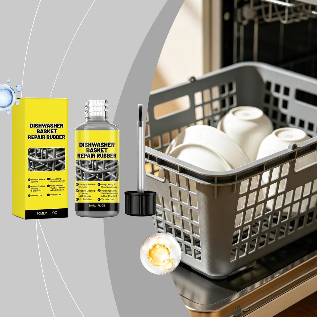 Geschirrspülerkorb Reparatur 30ml Gerätekorb Ausbesserung Geschirrspülerkorb Restaurator Farbe für Zuhause Arbeitsplatte Wohnung Küche