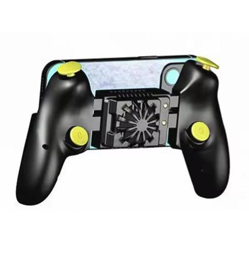 DIY Phone Gamepad Controller Rules of Survival Mobile Game Fire Four-button Six-finger Fan Cooler Gamepad