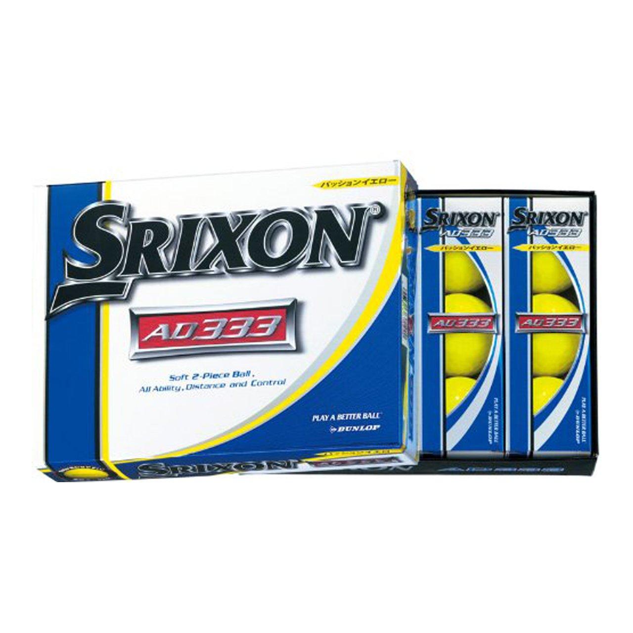 

DUNLOP Golf Ball SRIXON Passion Yellow 12P AD333-6
