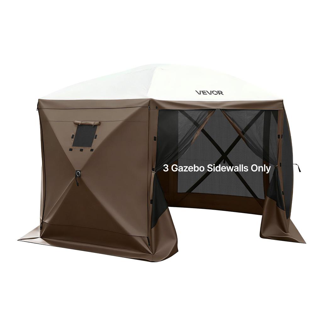 VEVOR Canopy Sidewalls, 1.73 x 1.48 m, Canopy Tent Walls with Waterproof and Sunlight Protection Layer, One-Sided Window Design
