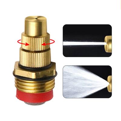 Irrigatore da Giardino Regolabile Irrigazione Ottone Atomizzazione Bassa Pressione Atomizzante Testina a 4 Punti con Filtro