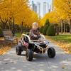 12V Electric Off-Road Vehicle for Kids, Remote Control, LED Lights, Music, Horn, for Children 3-8 Years, Yellow