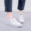 Shoes  Women Running Spring Autumn Fashion White Breathable Embroidered Flower Lace-Up Casual Sneakers  De Mujer