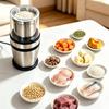 Electric Grinding with Detachable Cup Stainless Steel Wet and Dry Easy to Clean Blending for Home