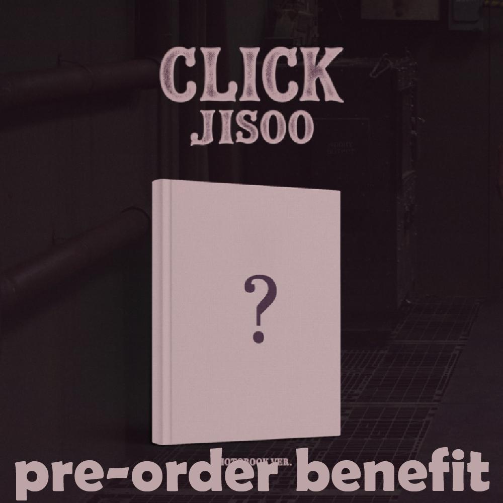 Pre-order JISOO Single Album CLICK Fotoalbum versie. & YG SELECT POB