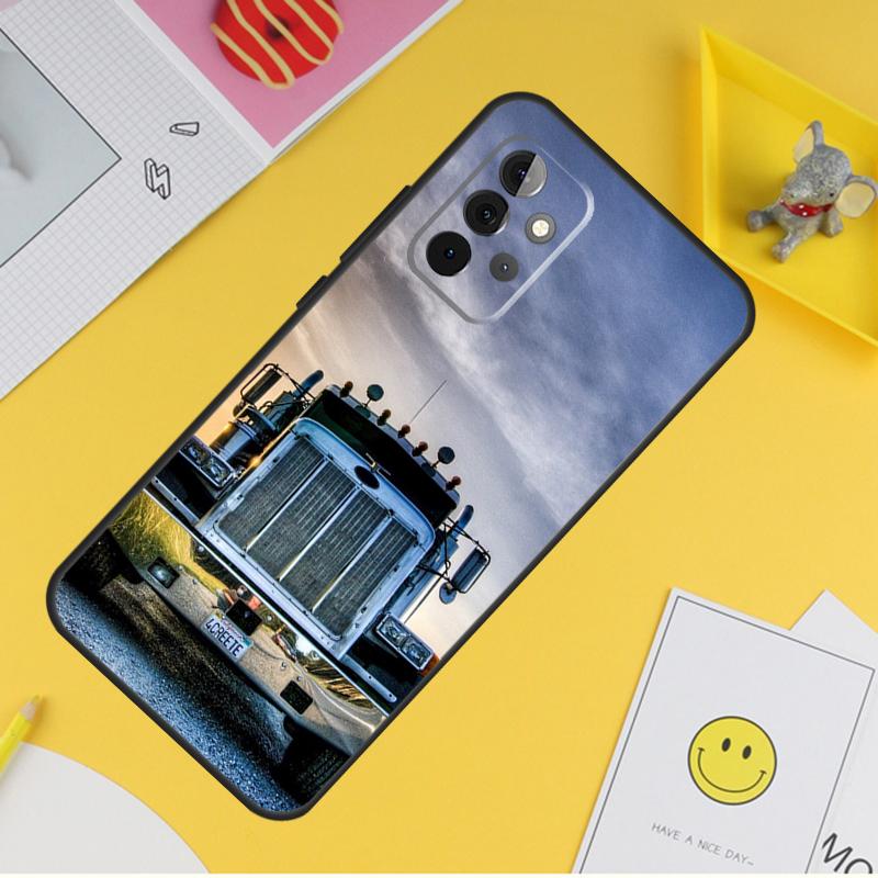 Cool Heavy Truck Car Case For Samsung Galaxy A54 A34 A14 A56 A52 A53 A16 A26 A36 A55 A35 A15 A32 A12 A33 A13 A17