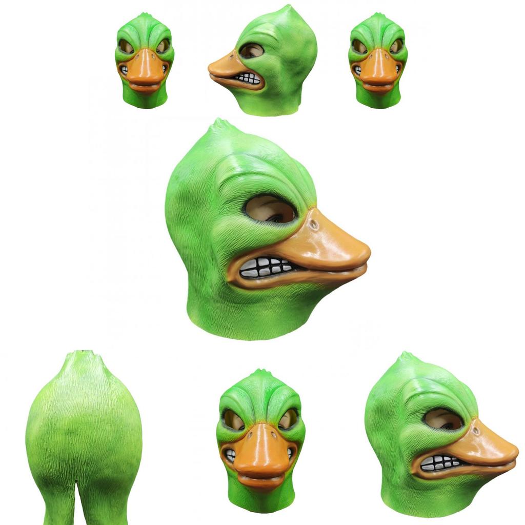 Wütende Ente Halloween Cosplay Latexmaske Mit Spaß Für Kinder Und Erwachsene