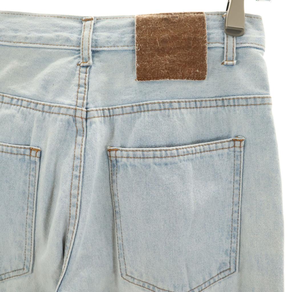 FENDI made in Italy Tapered denim pants 42 Ice blue jeans Women Used
