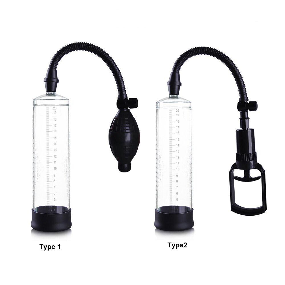Penis Pump Enlargement Pumps Cock Pro Extender Vacuum Sex Toy Trainer Massager For Man Dick